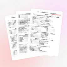 Комплект «Переходная проверочная работа по английскому языку» (2-9 классы)