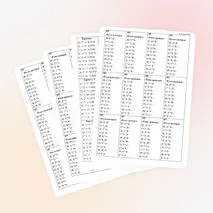 Набор карточек для отработки табличного умножения и деления в два действия (3 класс)