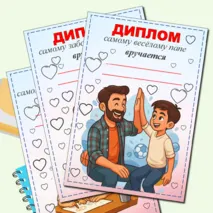Дипломы ко Дню отца