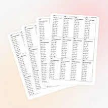 Набор карточек для отработки табличного умножения и деления в два действия (3 класс)