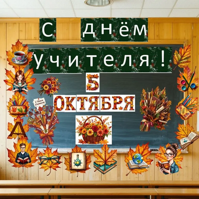 Оформление к празднику 5 октября 