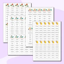 Карточки-пятиминутки, карточки-вклейки. Закладки «Прилагательное. Признаки прилагательных.Род, падеж, число,н.ф., разряд.