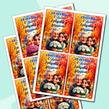 Открытки «День бабушек и дедушек» (28 октября), «С днём бабушек и дедушек»