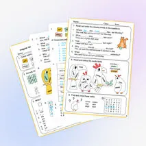 Рабочий лист «Magic Moments» Spotlight 4, 14b