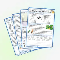 The Hare and the Tortoise Spotlight 4 Рабочий лист