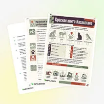 Рабочий лист «Красная книга Казахстана»