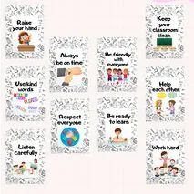 Classroom rules. Оформление. Папка - передвижка. Английский язык.