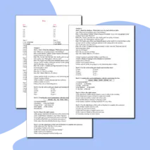 Контрольная работа по английскому языку за 1 четверть (5 класс, Rainbow English-5)