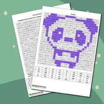 Математическая раскраска «Арифметические действия с положительными и отрицательными числами». Математика 6 класс