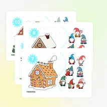 Дидактическая игра «Гномики и домики»