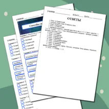 Рабочий лист по информатике на тему 