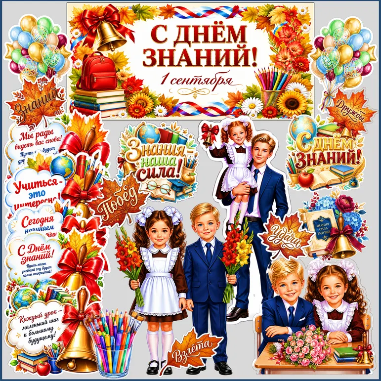 Оформление доски к 1 сентября («День знаний»)