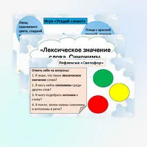 Презентация «Лексическое значение слова. Синонимы, антонимы» (русский язык, 3 класс)