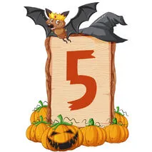 Оформление на Хэллоуин/ Halloween.Алфавит(русский/английский).Цифры.Знаки препинания