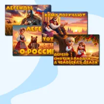 Легенды о России плакаты материалы для оформления