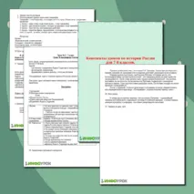 Конспекты уроков по истории России для 7-8 классов