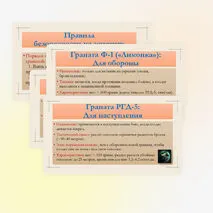 Презентация по ОБЗР для 8 класса на тему: Виды, назначение и тактико-технические характеристики стрелкового оружия и ручных гранат Вооруженных Сил Российской Федерации (огневая подготовка).