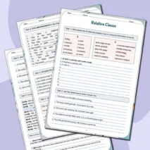 Рабочий лист Relative Clause. Придаточные определительные предложения