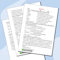 Рабочий лист по теме «School Subjects. Школьные предметы»