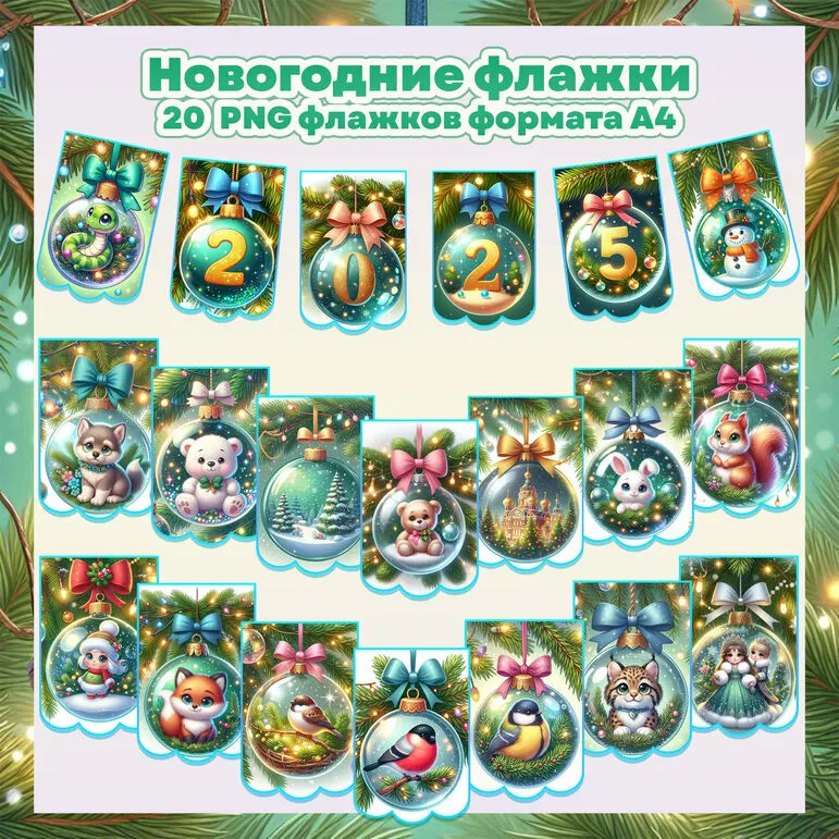 Флажки для оформления 