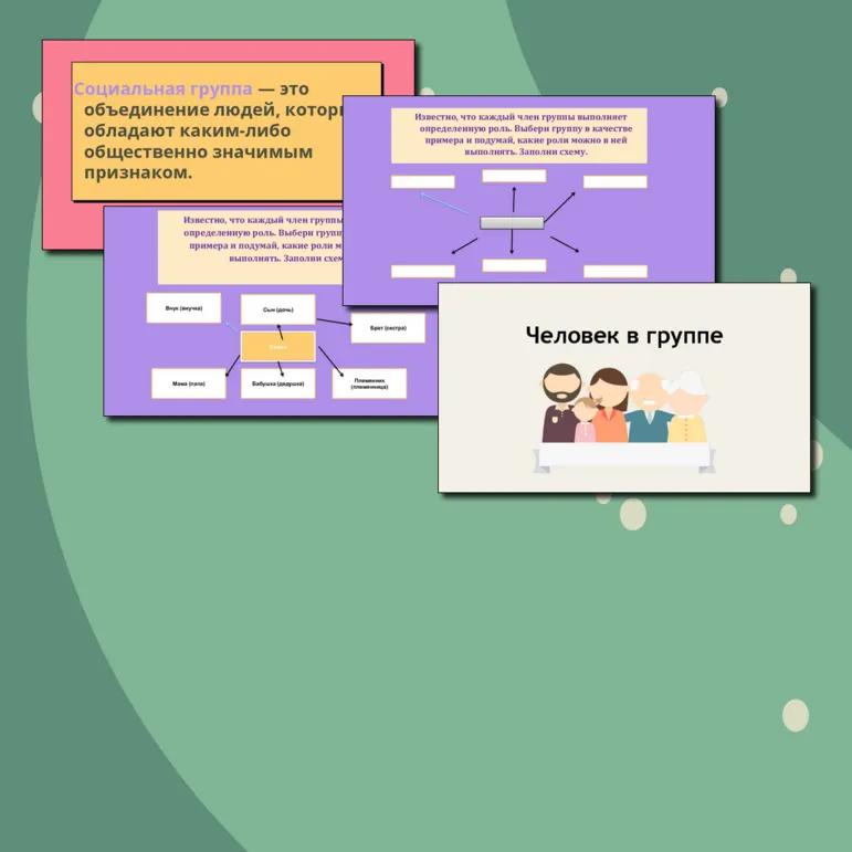 Человек в группе. Социальные санкции