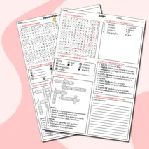 Рабочий лист по английскому языку 5 класс (к УМК «Spotlight 5» Module 1c «Favourite Subjects» Vocabulary)