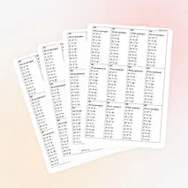 Набор карточек для отработки табличного умножения и деления в два действия (3 класс)