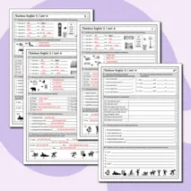 Rainbow English 3 класс. Контрольная работа Unit 4