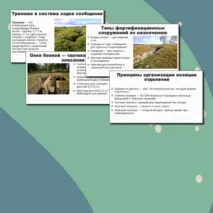 Презентация по ОБЗР «Фортификационное оборудование позиции отделения. Виды укрытий и убежищ (инженерная подготовка)» (10 класс, урок № 12)
