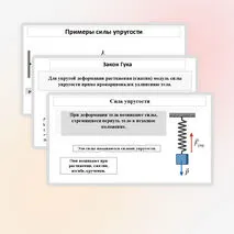 Презентация «Сила упругости. Закон Гука. Вес тела»