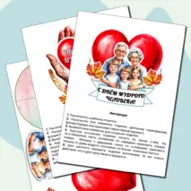 Поделка (аппликация) «Международный день пожилых людей» (1 октября)