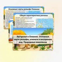 Презентация «Австралия и Океания. Основные черты рельефа, климата и внутренних вод. Природные комплексы»