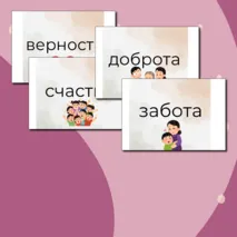 Оформление доски к РОВ на тему : Взаимо отношение в семье