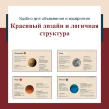 Презентация по физике для 7 класса по теме «Сила тяжести на других планетах. Физические характеристики планет»