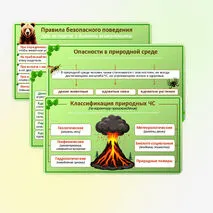 Презентация по ОБЗР по теме: «Правила безопасного поведения в природной среде». 9 класс.