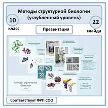 Презентация «Методы структурной биологии» 10 класс (углубленный уровень)