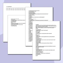 Биология 9 сынып Тақырыбы: Аэробты, анаэробты тынысалу үдерістерімен байланысты бұлшық еттердің қажуы. (Бұл тақырыпта түсіндірме, сұрақ-жауап, дидактикалық, логикалық, тест тапсырмалары жауаптарымен жинақталып берілген)