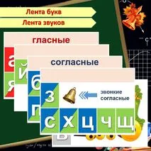 Лента букв и звуков