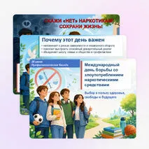 Презентация для профилактической беседы о вреде наркотиков