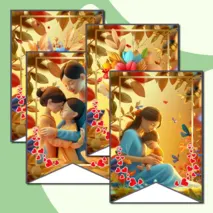 Флажки для украшения класса 