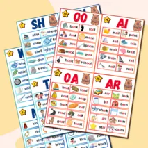 Spotlight 2, 3. Фониксы. Карточки для чтения (Phonics. Reading cards)