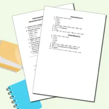 Контрольная работа по математике для 5 класса 
