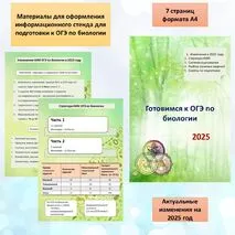 Материалы для оформления информационного стенда 