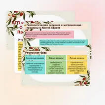 Презентация «ПГП и ЭГП Южной Европы. Состав субрегиона. Природно-ресурсный потенциал»