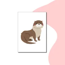 Коллекция для оформления стикеры животные №2 .PNG прозрачный фон с белой обводкой