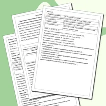 Практическая работа по русскому языку 