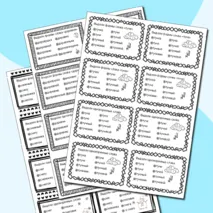 Пятиминутки. Карточки-вклейки «Однокоренные слова и форма слова»
