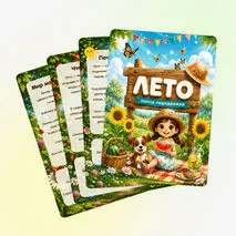 Папка-передвижка «Лето». Оформление группы, уголка природы и информационного стенда