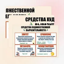 Средства художественной выразительности. Наглядный материал
