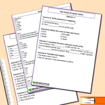 Проверочная работа на тему: Past Simple (Irregular Verbs)